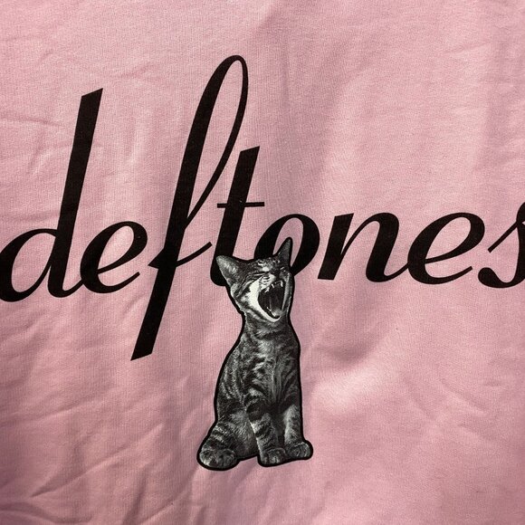 Deftones (Like) Linus Pastel Pink Hoodie size Medium - Picture 2 of 4